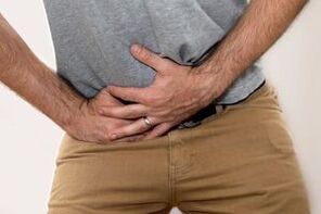 Schmerzen im Unterbauch mit Prostatitis
